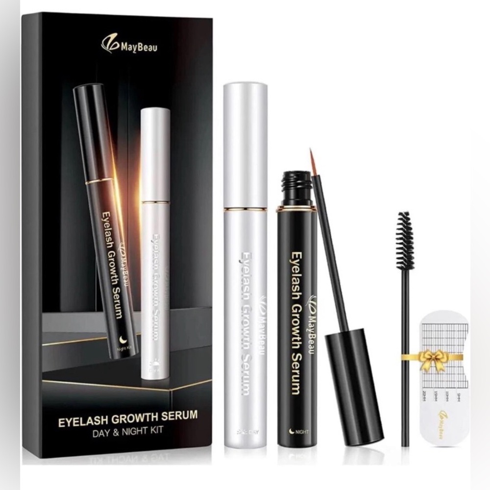 MayBeau Eyelash Growth Serum Eyebrow Enhancer day & night